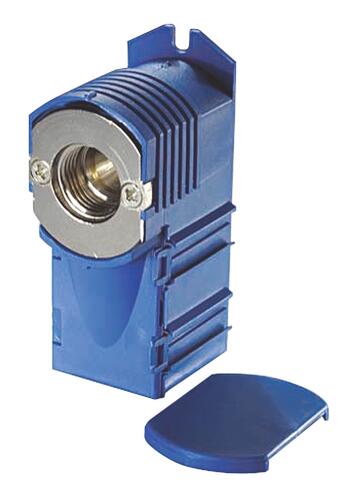 Boite d'encastrement bleue simple 3/4EK